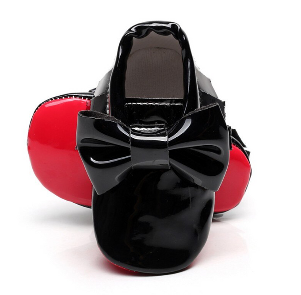 RED BOTTOM SHOES - Black Patent Leather