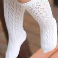 Mini Knee-High Socks (White)